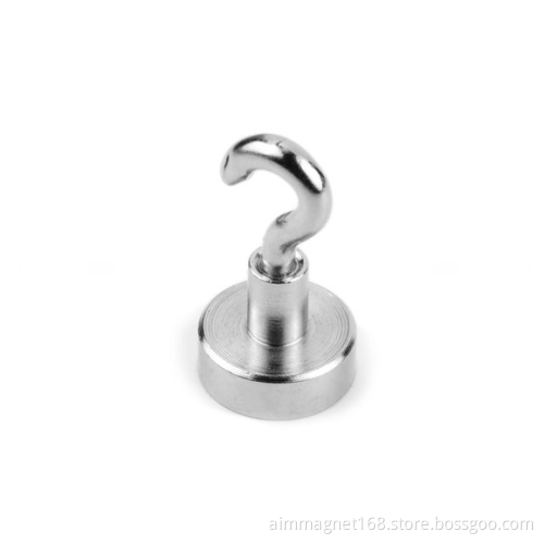 D13mm Pot magnet with hook